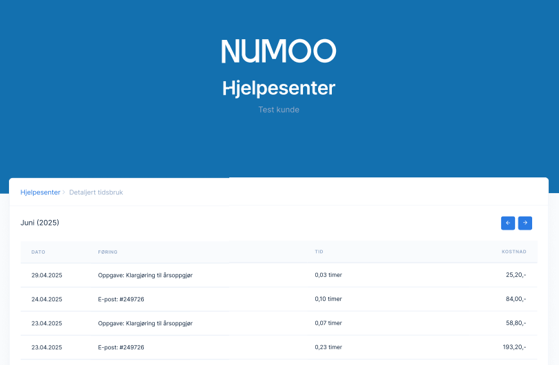 Numoo hjelpesenter